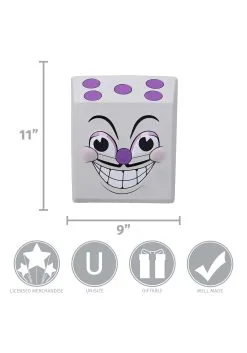 Elope King Dice Vacuform Mask 7 Elope King Dice Vacuform Mask -Video Game Costumes Shop king dice vacuform mask alt 2