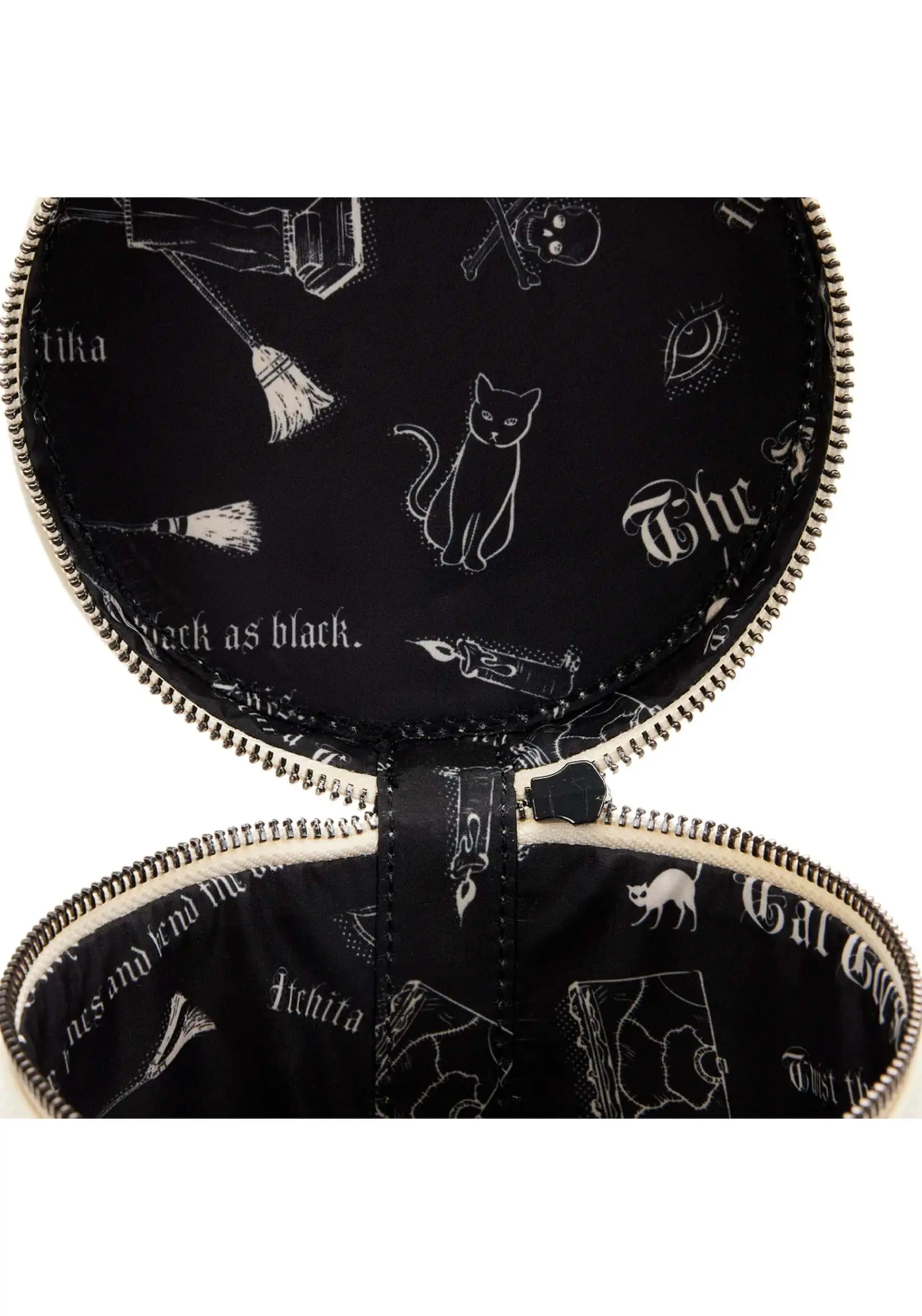 Disney Hocus Pocus Black Flame Loungefly Crossbody Bag 8 Disney Hocus Pocus Black Flame Loungefly Crossbody Bag - Image 6