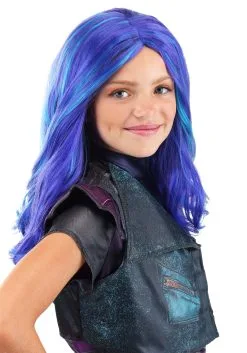 Disguise Descendants 3 Girls Mal Wig -Video Game Costumes Shop mal descendants 3 girls wig 1