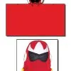 GE Animation Mega Man - Proto Man Hooded Throw Blanket 1 GE Animation Mega Man - Proto Man Hooded Throw Blanket -Video Game Costumes Shop mega man proto man hooded blanket
