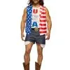 Seeing Red American Cowboy Costume For Men -Video Game Costumes Shop mens american cowboy costume