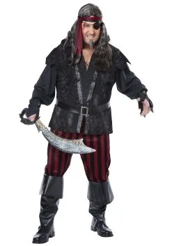 California Costume Collection Ruthless Rogue Pirate Plus Size Costume For Men