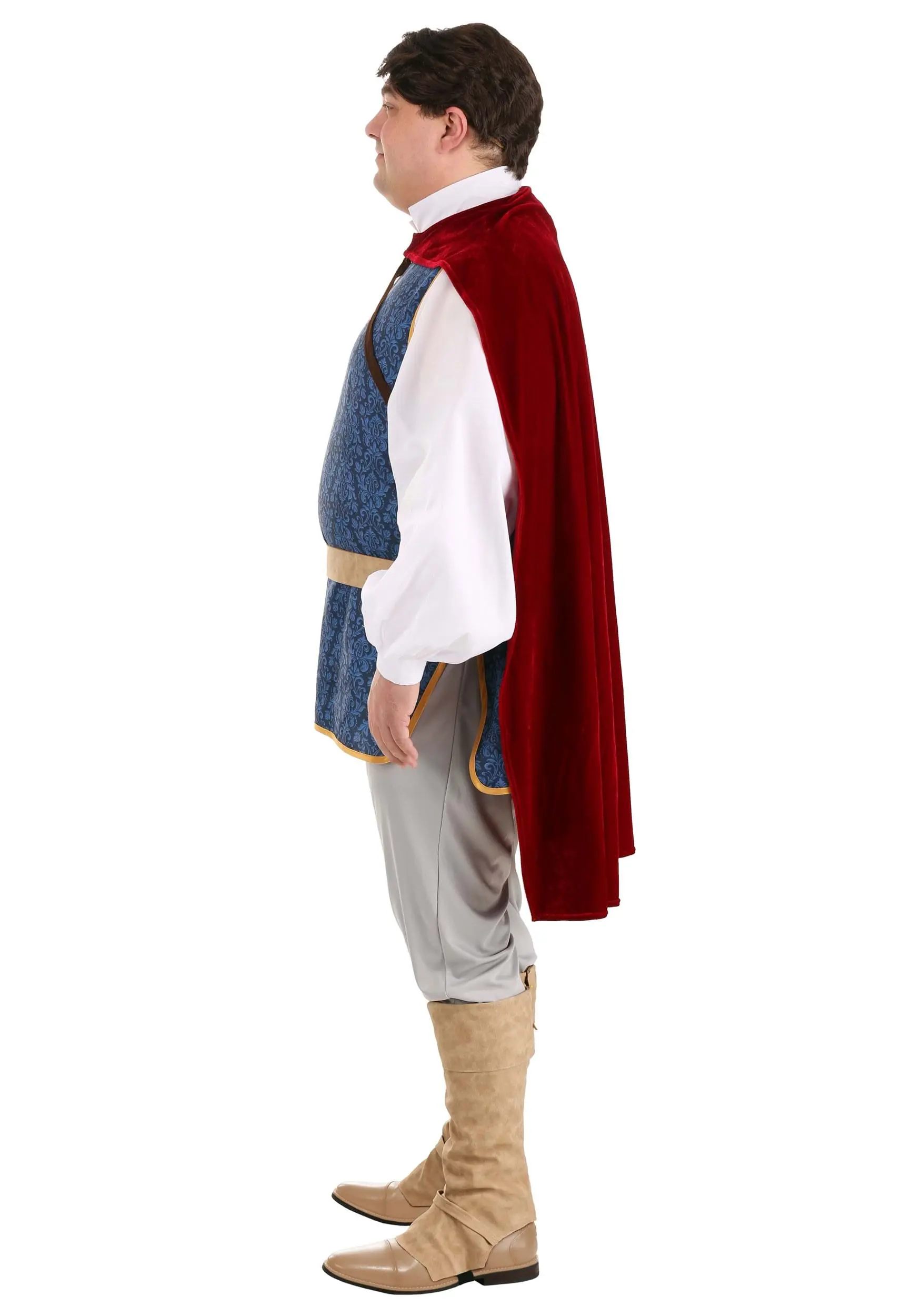Fun Costumes The Prince Costume For Plus Size Men From Disney's Snow White 6 Fun Costumes The Prince Costume For Plus Size Men From Disney's Snow White - Image 4