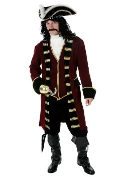 Fun Costumes Deluxe Captain Hook Costume -Video Game Costumes Shop mens ultimate captain hook costume alt 4