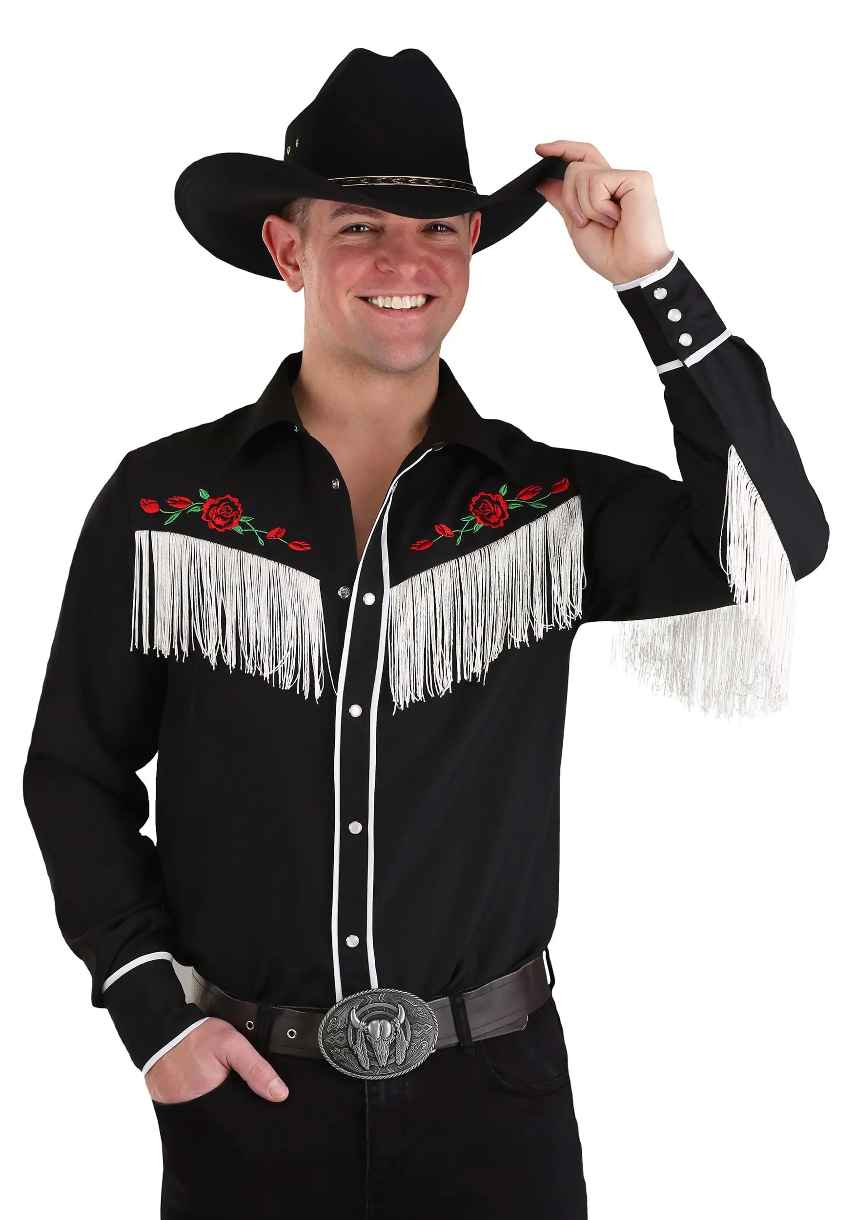 Fun Costumes Men's Western Costume Shirt 3 Fun Costumes Men's Western Costume Shirt