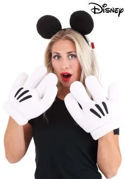 Elope Women's Mickey Ears & Glove Set