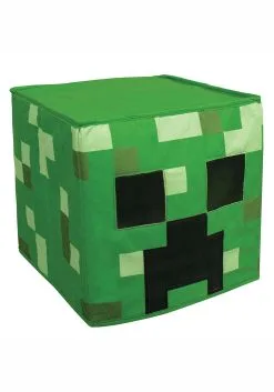 Disguise Minecraft Creeper Block Head Mask