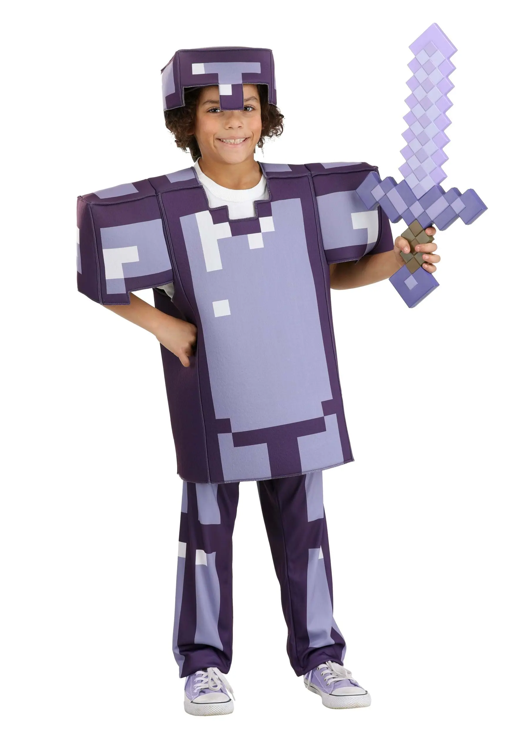 Disguise Limited Kid's Minecraft Enchanted Armor Deluxe Kid's Costume 9 Disguise Limited Kid's Minecraft Enchanted Armor Deluxe Kid's Costume - Image 7