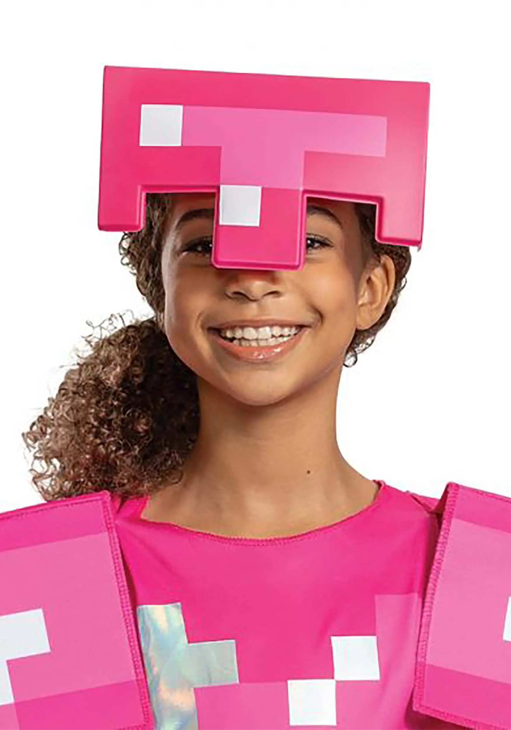 Disguise Girl's Minecraft Classic Pink Armor Costume 6 Disguise Girl's Minecraft Classic Pink Armor Costume - Image 4