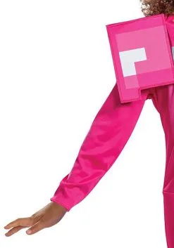 Disguise Girl's Minecraft Classic Pink Armor Costume 14 Disguise Girl's Minecraft Classic Pink Armor Costume -Video Game Costumes Shop minecraft girls classic pink armor costume alt 5