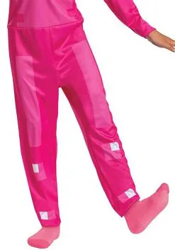 Disguise Girl's Minecraft Classic Pink Armor Costume 15 Disguise Girl's Minecraft Classic Pink Armor Costume -Video Game Costumes Shop minecraft girls classic pink armor costume alt 6