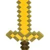 Disguise Gold Sword Costume Accessory From Minecraft -Video Game Costumes Shop minecraft gold sword accessory main1