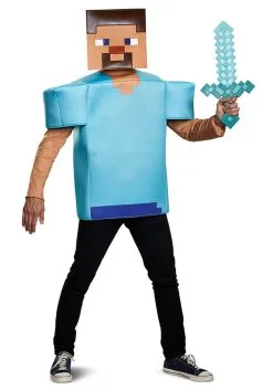 Disguise Minecraft Steve Adult Costume