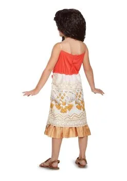 Disguise Disney Moana Classic Girls Costume -Video Game Costumes Shop moana classic child costume alt 4
