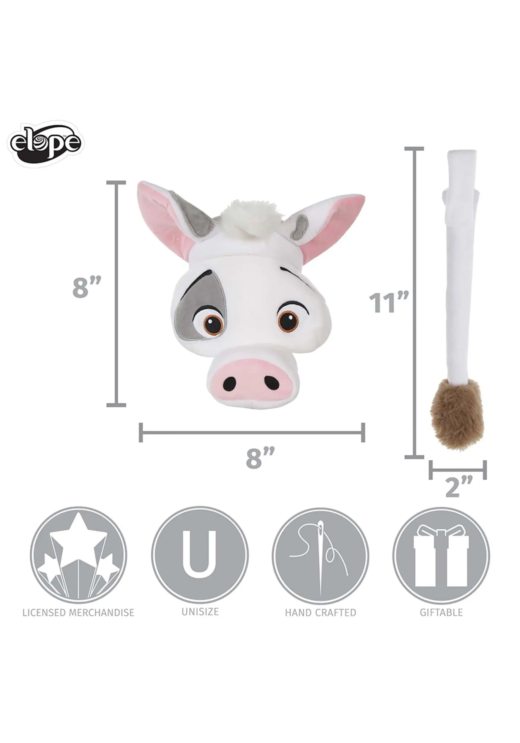 Elope Disney Moana Pua Headband & Tail Kit 10 Elope Disney Moana Pua Headband & Tail Kit - Image 8