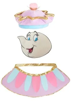 Elope Disney Women's Mrs. Potts Costume Accessory Kit -Video Game Costumes Shop mrs potts costume kit alt 5