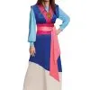 Disguise Limited Women's Mulan Blue Dress Costume -Video Game Costumes Shop mulan womens blue dress costume