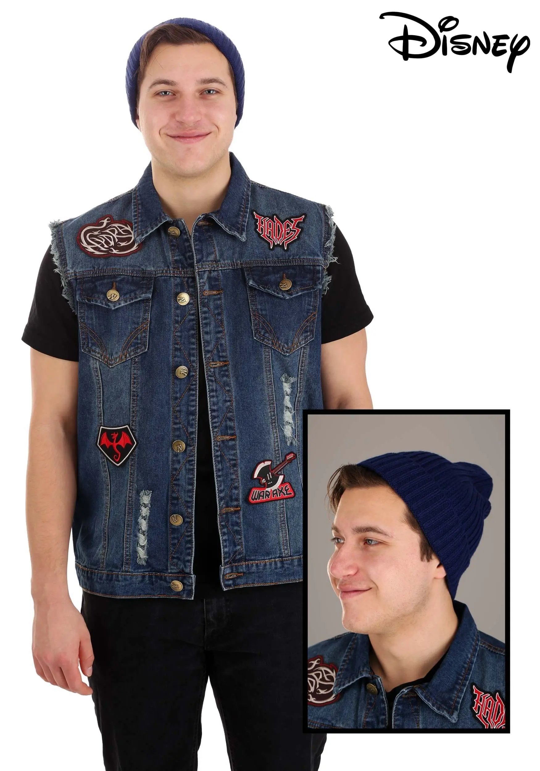 Elope Disney Onward Barley Lightfoot Hat & Patch Set 3 Elope Disney Onward Barley Lightfoot Hat & Patch Set