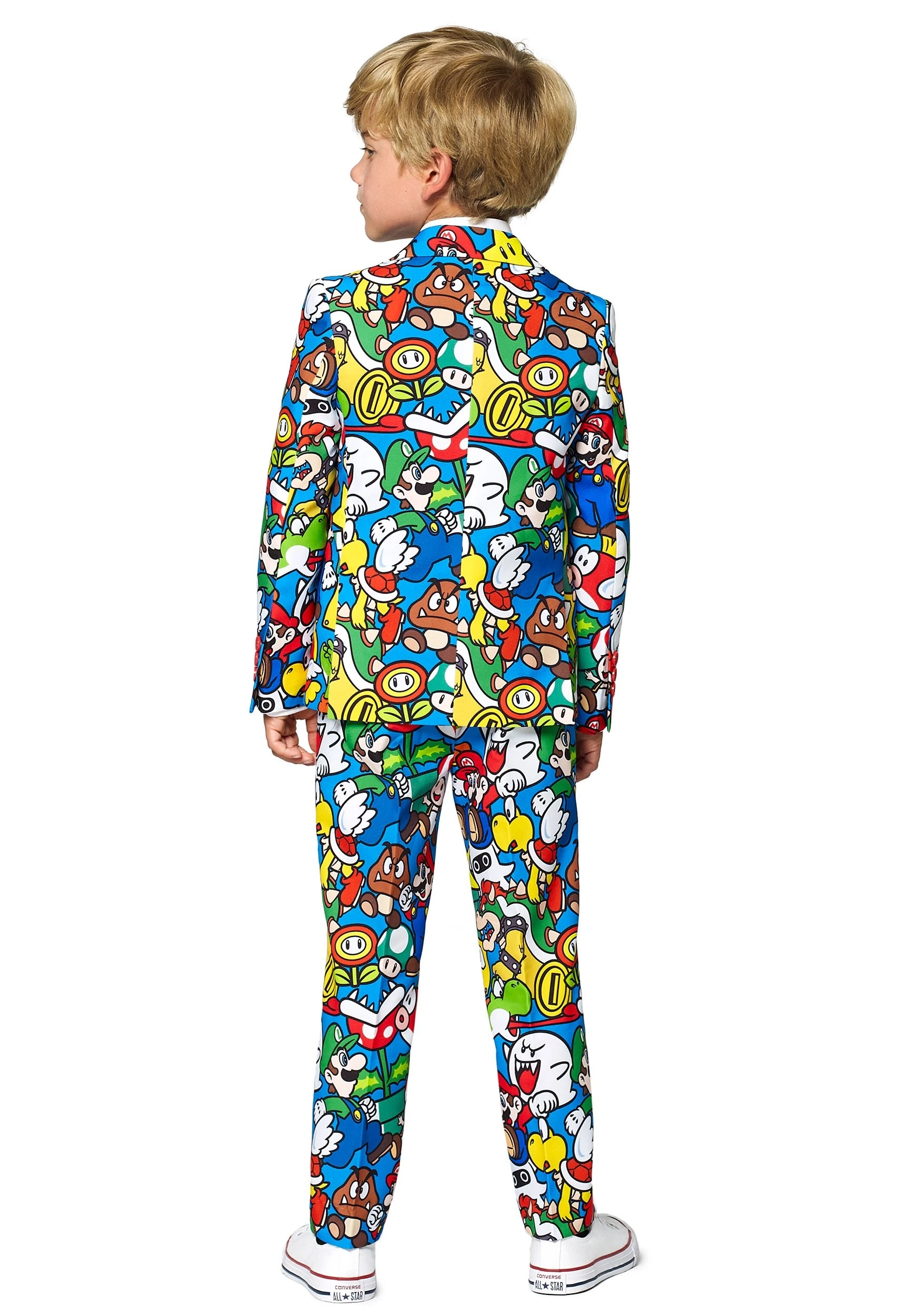 Opposuits Opposuit Super Mario Boy's Suit 4 Opposuits Opposuit Super Mario Boy's Suit - Image 2