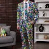 Opposuits Opposuit Super Mario Men's Suit 2 Opposuits Opposuit Super Mario Men's Suit -Video Game Costumes Shop opposuit super mario mens suit
