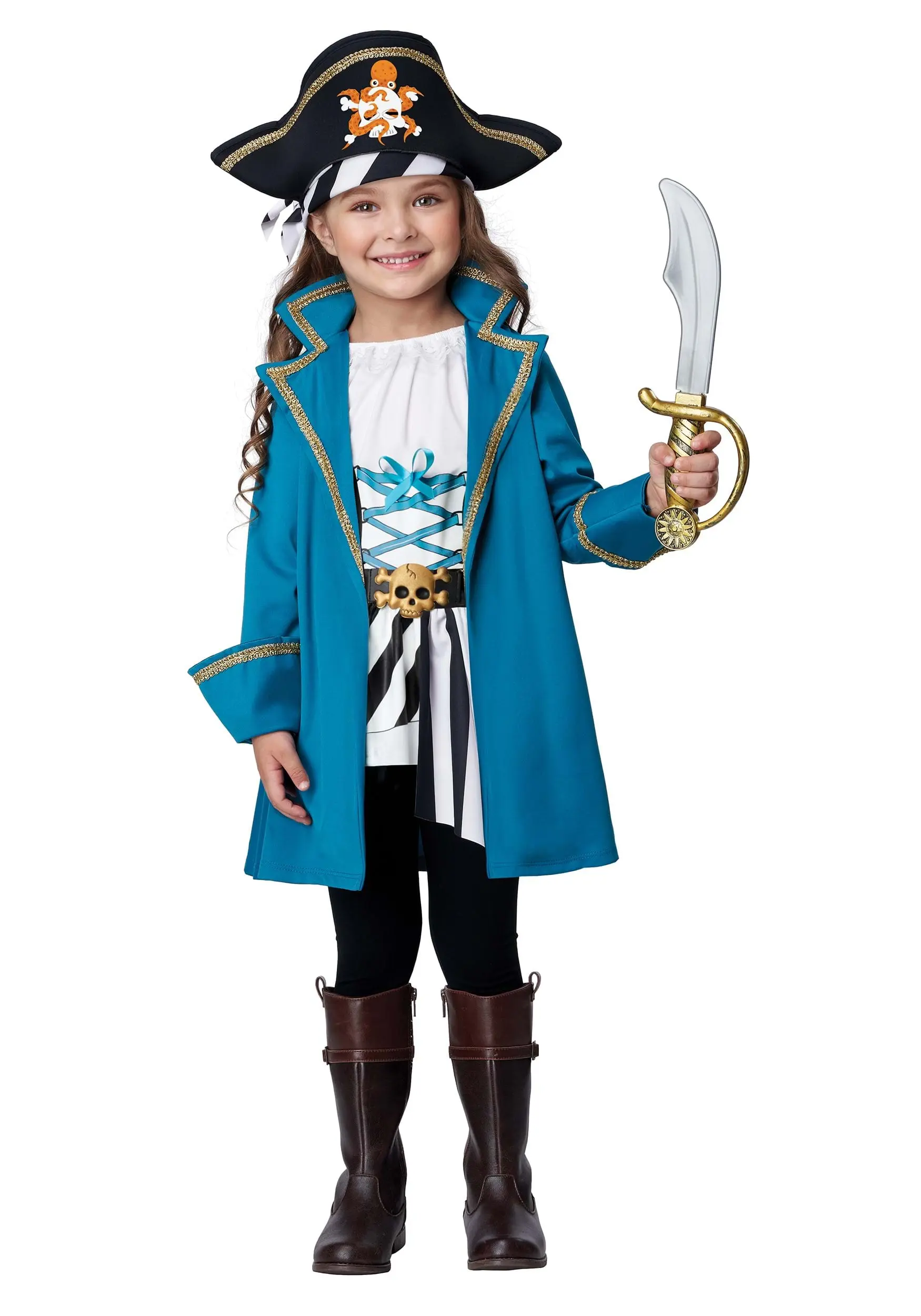 California Costume Collection Girl's Petite Pirate Toddler Costume 3 California Costume Collection Girl's Petite Pirate Toddler Costume