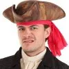 Elope Pirate Costume Hat And Headscarf -Video Game Costumes Shop pirate hat headscarf