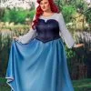 Armada Disney Plus Size Little Mermaid Ariel Costume Dress For Women -Video Game Costumes Shop plus size ariel blue dress costume 2