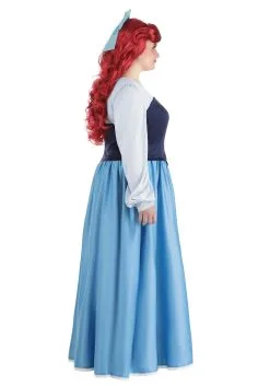 Armada Disney Plus Size Little Mermaid Ariel Costume Dress For Women -Video Game Costumes Shop plus size ariel blue dress costume alt 7