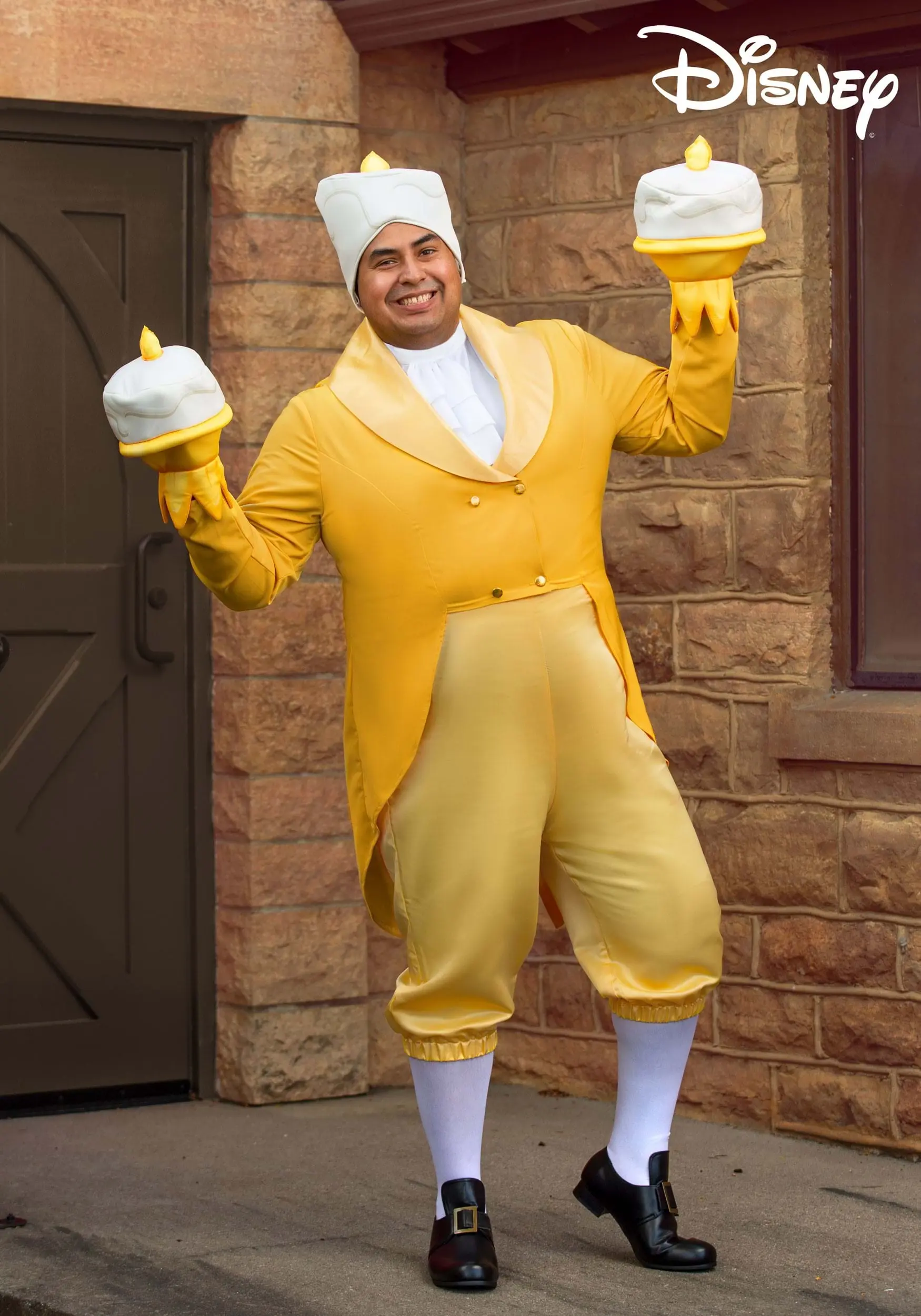 Fun Costumes Lumiere Costume For Plus Size Men From Disney's Beauty And The Beast 3 Fun Costumes Lumiere Costume For Plus Size Men From Disney's Beauty And The Beast