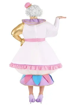 Fun Costumes Mrs. Potts Costume For Plus Size Women From Disney's Beauty And The Beast -Video Game Costumes Shop plus size beauty and the beast mrs potts costume alt 1