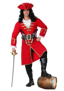 Fun Costumes Plus Size Captain Blackheart Costume