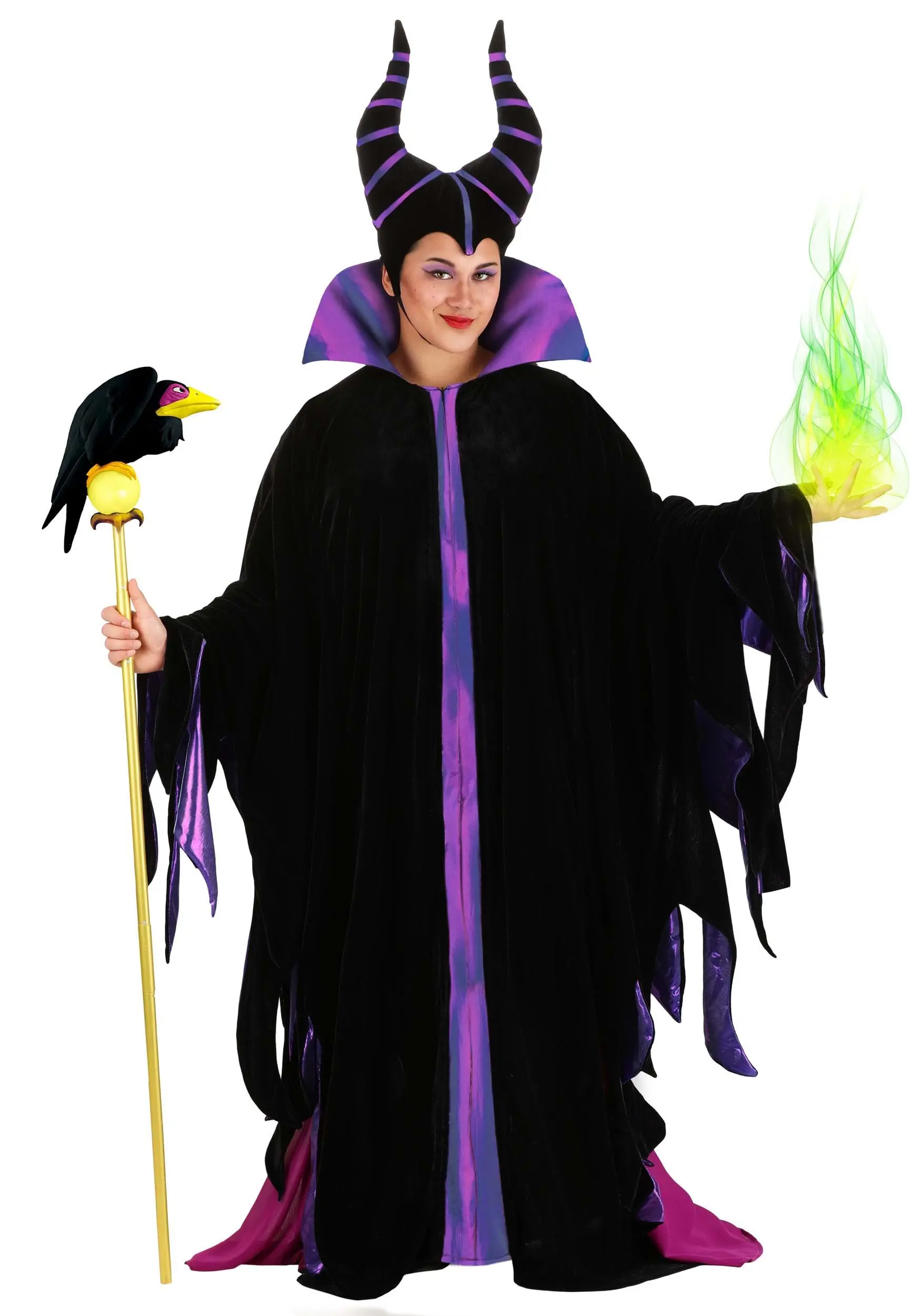 Fun Costumes Plus Size Classic Disney Maleficent Costume For Adults 11 Fun Costumes Plus Size Classic Disney Maleficent Costume For Adults - Image 9