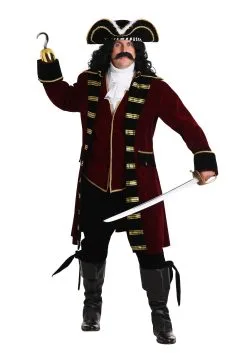 Fun Costumes Plus Size Deluxe Captain Hook Costume