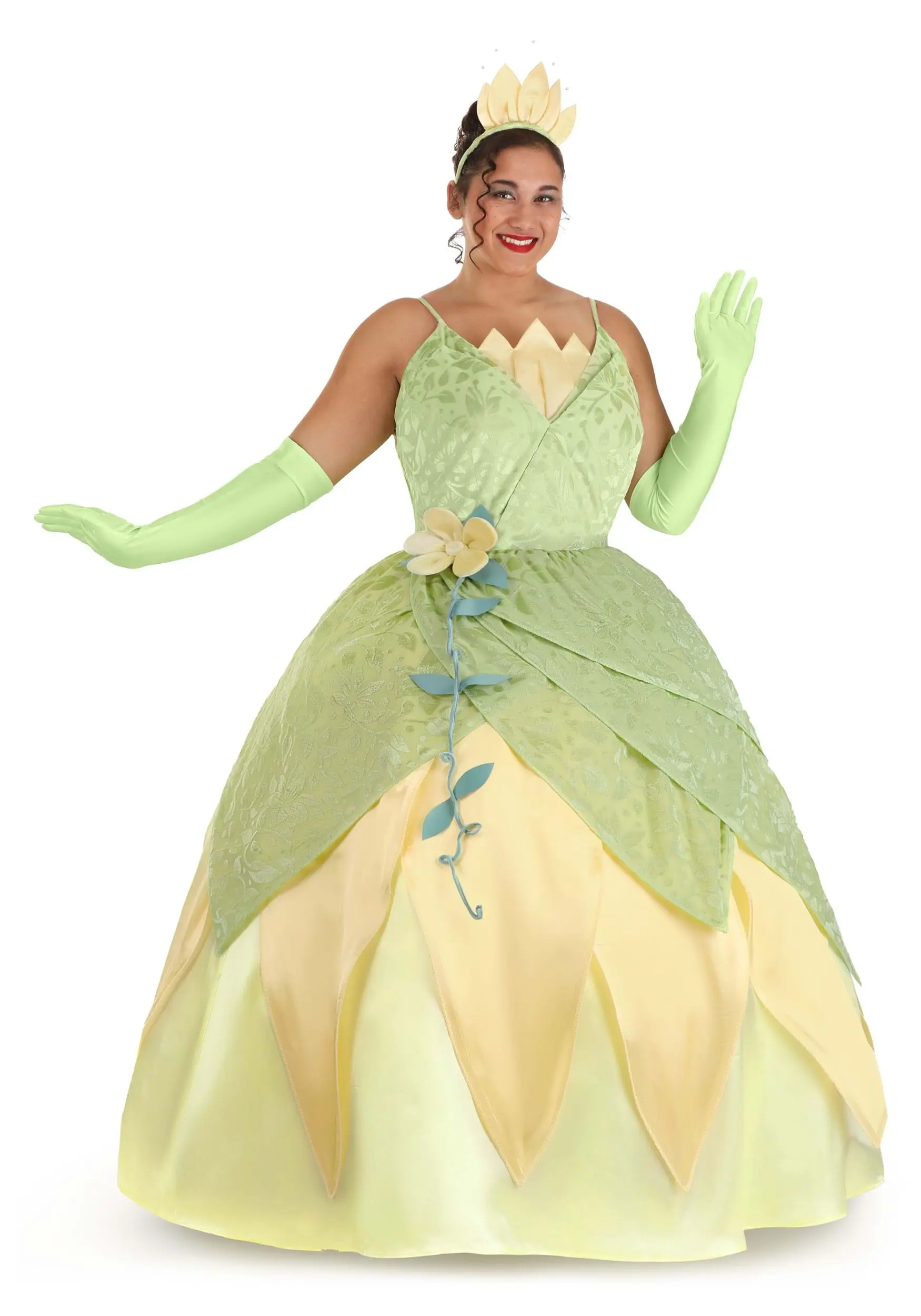 Armada Disney Princess And The Frog Women's Plus Size Deluxe Tiana Costume 10 Armada Disney Princess And The Frog Women's Plus Size Deluxe Tiana Costume - Image 8