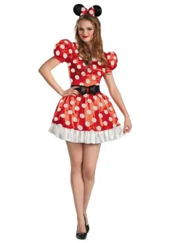 Disguise Plus Size Red Minnie Classic Costume