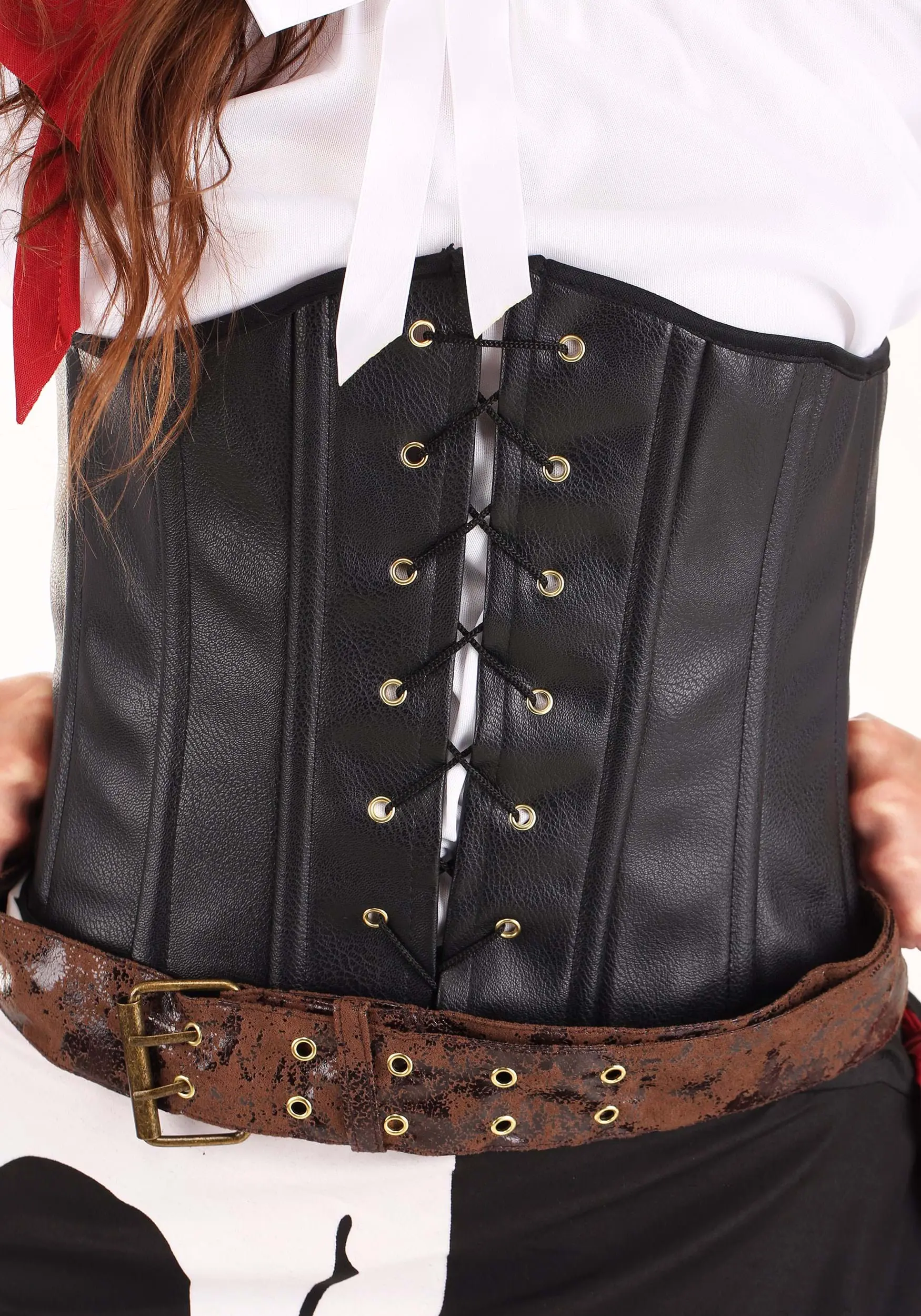 Fun Costumes Women's Plus Size Skeleton Flag Rogue Pirate Costume 11 Fun Costumes Women's Plus Size Skeleton Flag Rogue Pirate Costume - Image 9