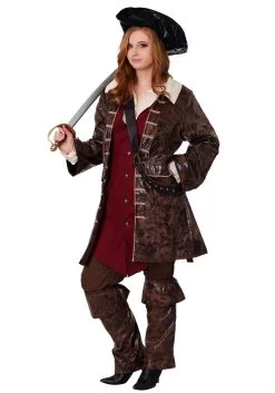 Fun Costumes Plus Size Women's Caribbean Pirate Costume