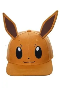 Bioworld Merchandising / Independent Sales Pokemon 3D Cosplay Eevee Pre-Curved Snapback Hat