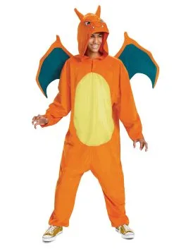 Disguise Pokémon Charizard Deluxe Costume For Adults 8 Disguise Pokémon Charizard Deluxe Costume For Adults -Video Game Costumes Shop pokemon adult charizard deluxe costume alt 2