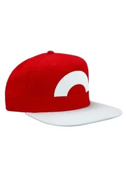 Bioworld Merchandising / Independent Sales Pokemon Ash Character Snapback Hat For Adults -Video Game Costumes Shop pokemon ash character snapback hat alt 3