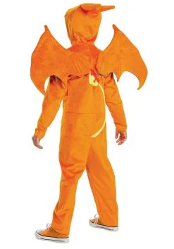 Disguise Limited Kid's Pokémon Charizard Deluxe Costume 10 Disguise Limited Kid's Pokémon Charizard Deluxe Costume -Video Game Costumes Shop pokemon child charizard deluxe costume alt 1
