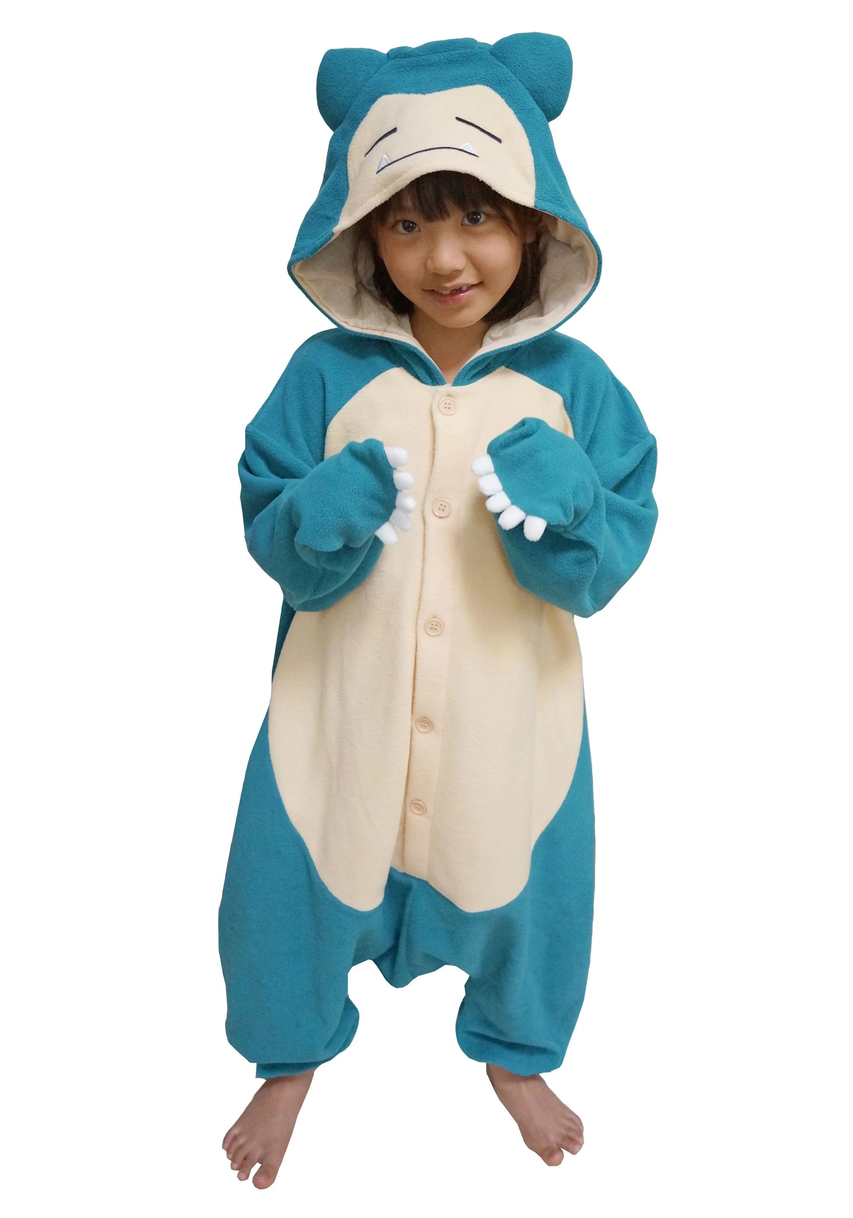 Sazac Kid's Pokémon Snorlax Kigurumi Costume 3 Sazac Kid's Pokémon Snorlax Kigurumi Costume