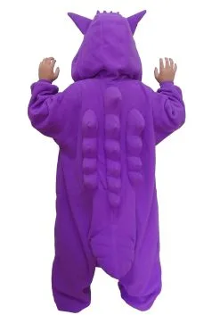Sazac Pokémon Gengar Kigurumi For Kids 9 Sazac Pokémon Gengar Kigurumi For Kids -Video Game Costumes Shop pokemon gengar child kigurumi alt 3