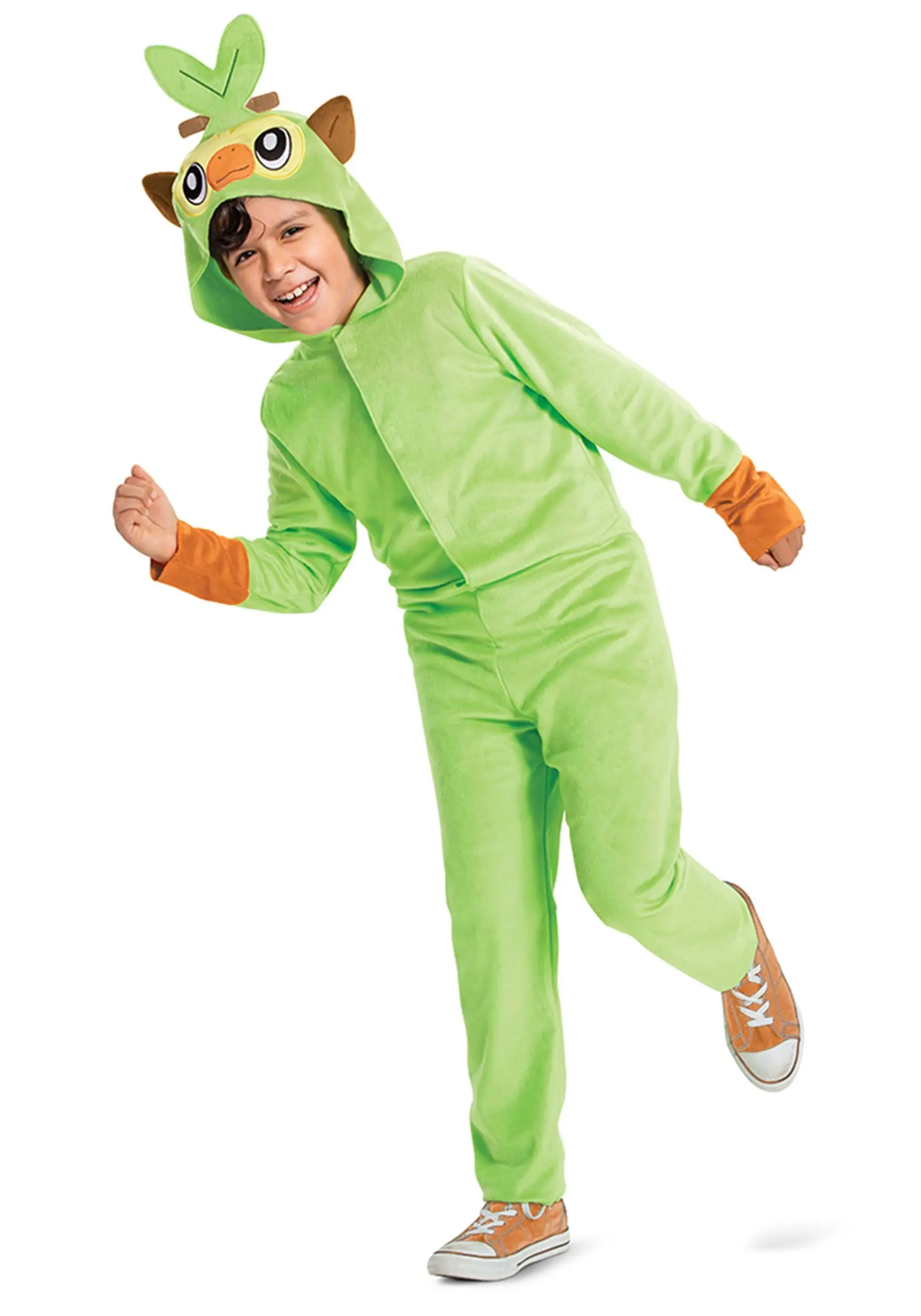 Disguise Kid's Pokémon Grookey Hooded Jumpsuit Costume 3 Disguise Kid's Pokémon Grookey Hooded Jumpsuit Costume