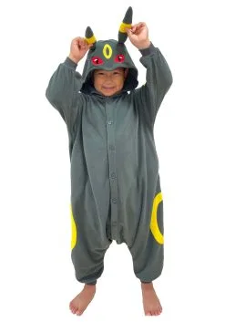 Sazac Pokémon Umbreon Kigurumi For Kids -Video Game Costumes Shop pokemon kdis umbreon kigurumi alt 2