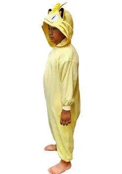 Sazac Pokemon Meowth Kigurumi Costume For Kids 8 Sazac Pokemon Meowth Kigurumi Costume For Kids -Video Game Costumes Shop pokemon meowth kids kigurumi costume alt 2