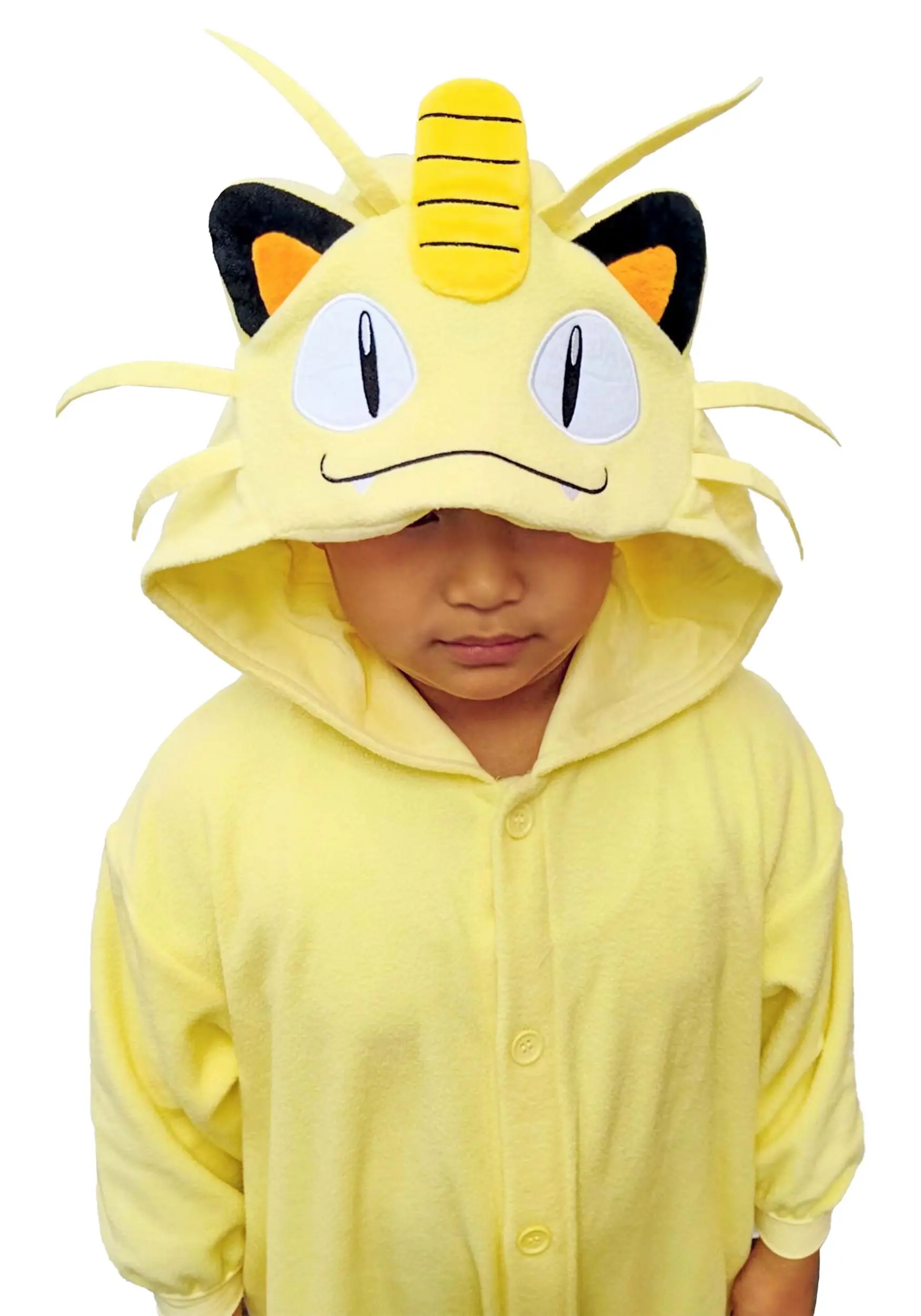 Sazac Pokemon Meowth Kigurumi Costume For Kids 6 Sazac Pokemon Meowth Kigurumi Costume For Kids - Image 4