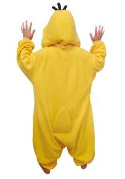 Sazac Pokémon Psyduck Kid's Kigurumi -Video Game Costumes Shop pokemon psyduck childs kigurumi alt 1