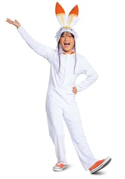 Disguise Kid's Pokémon Scorbunny Hooded Jumpsuit Classic Costume 7 Disguise Kid's Pokémon Scorbunny Hooded Jumpsuit Classic Costume -Video Game Costumes Shop pokemon scorbunny hooded jumpsuit classic costume alt 2