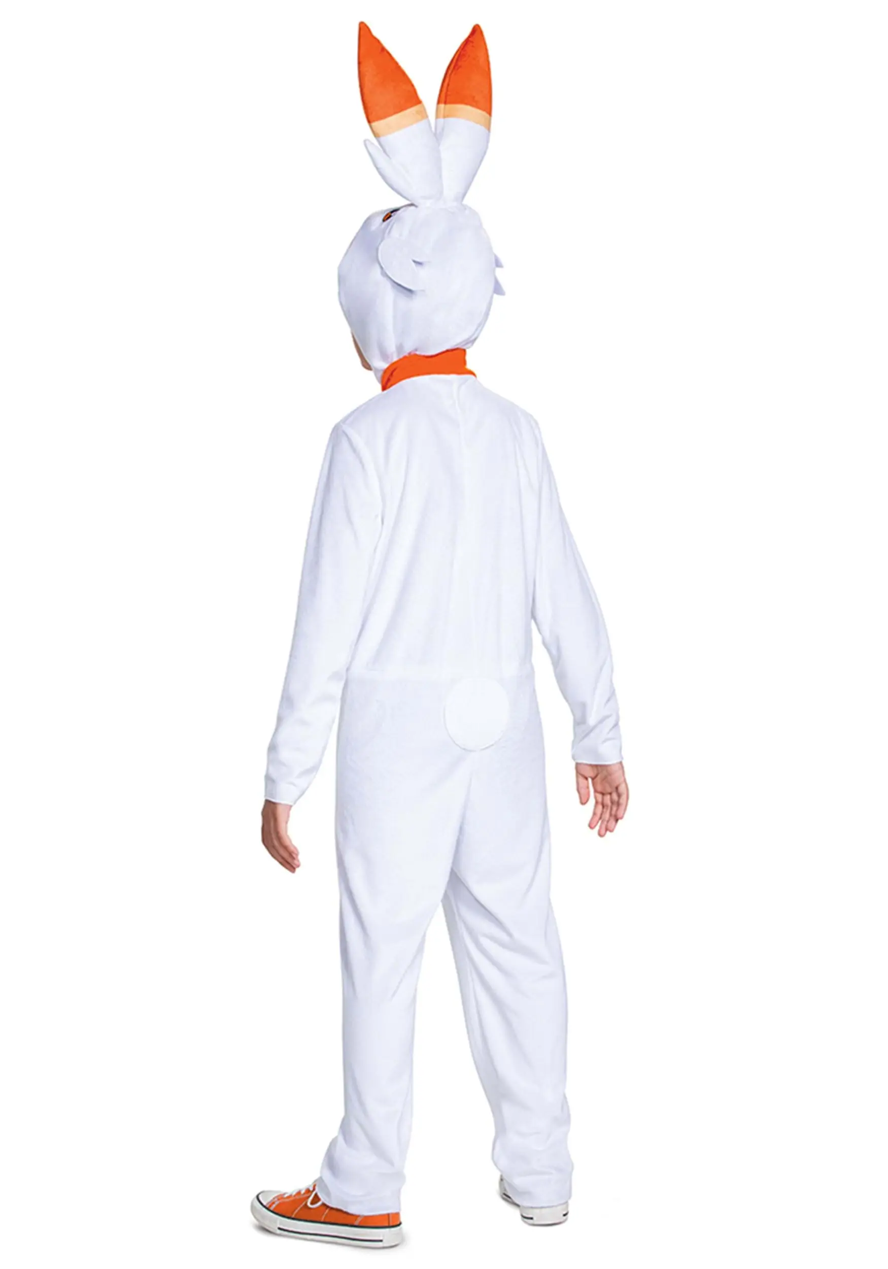 Disguise Kid's Pokémon Scorbunny Hooded Jumpsuit Classic Costume 4 Disguise Kid's Pokémon Scorbunny Hooded Jumpsuit Classic Costume - Image 2
